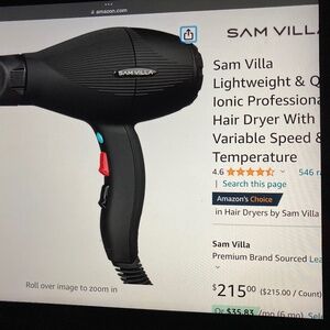 SAM VILLA Professional ionic dryer
